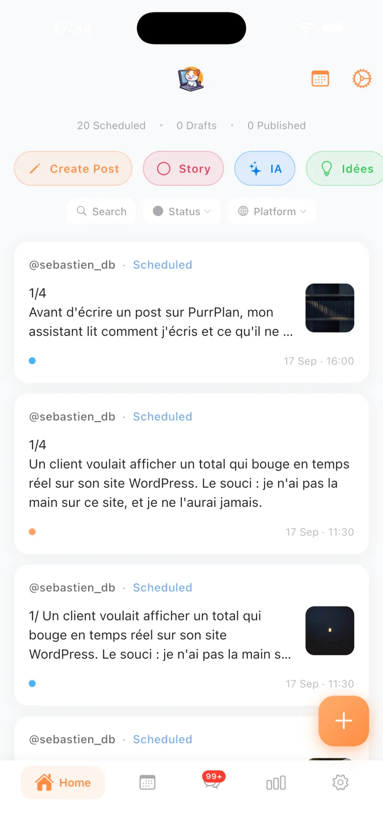 Your posts