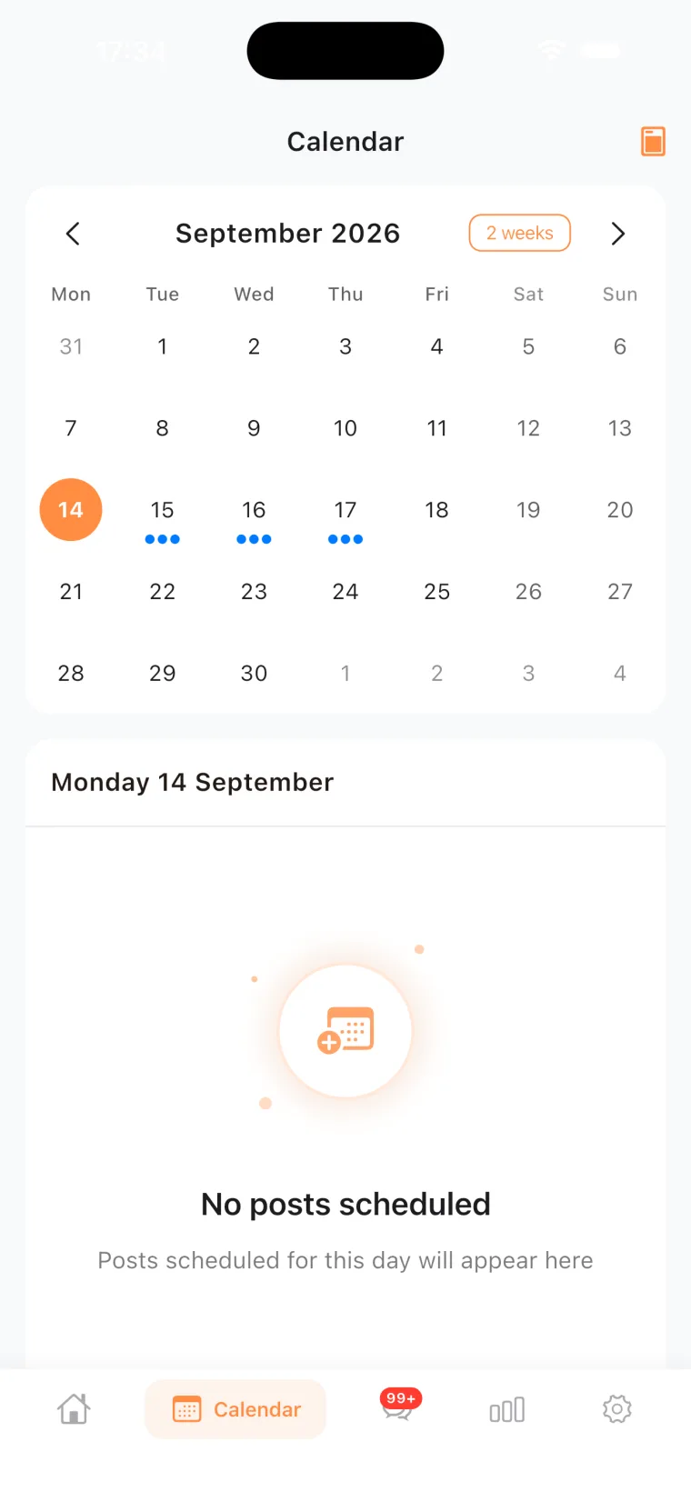 Your calendar