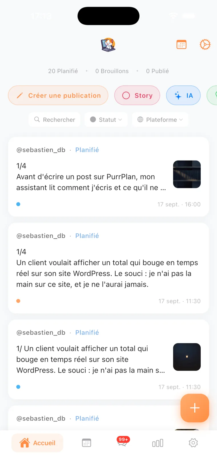 Tes publications